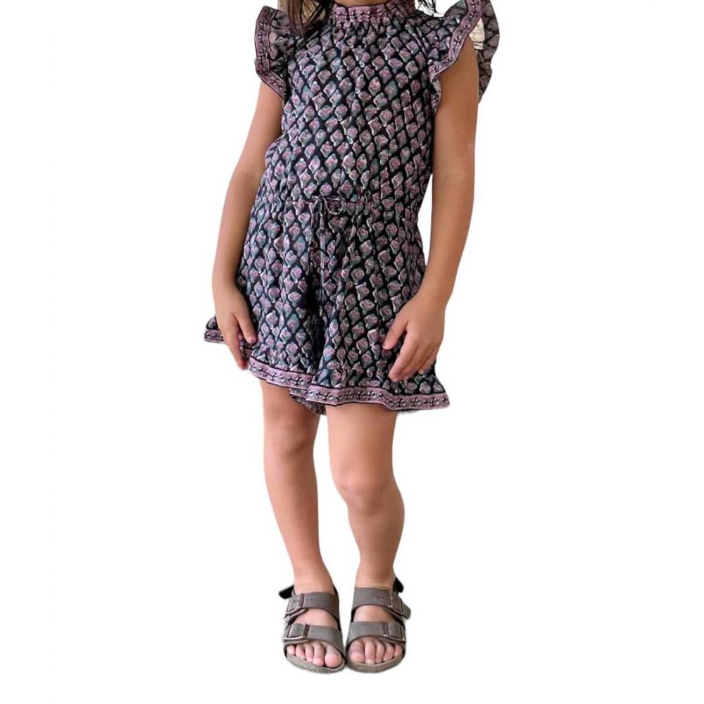 NEW SEA donna print sleeveless jumpsuit in multi